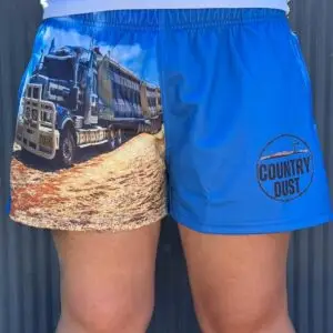 Adult Dusty Plains Kenworth 509 truck shorts Australia Country Dust