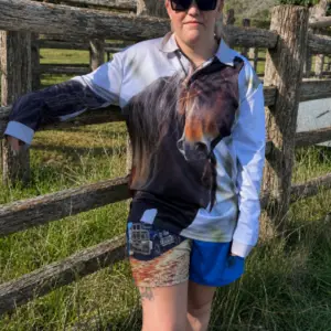 Brumbies and Horses polo shirt Australia Country Dust