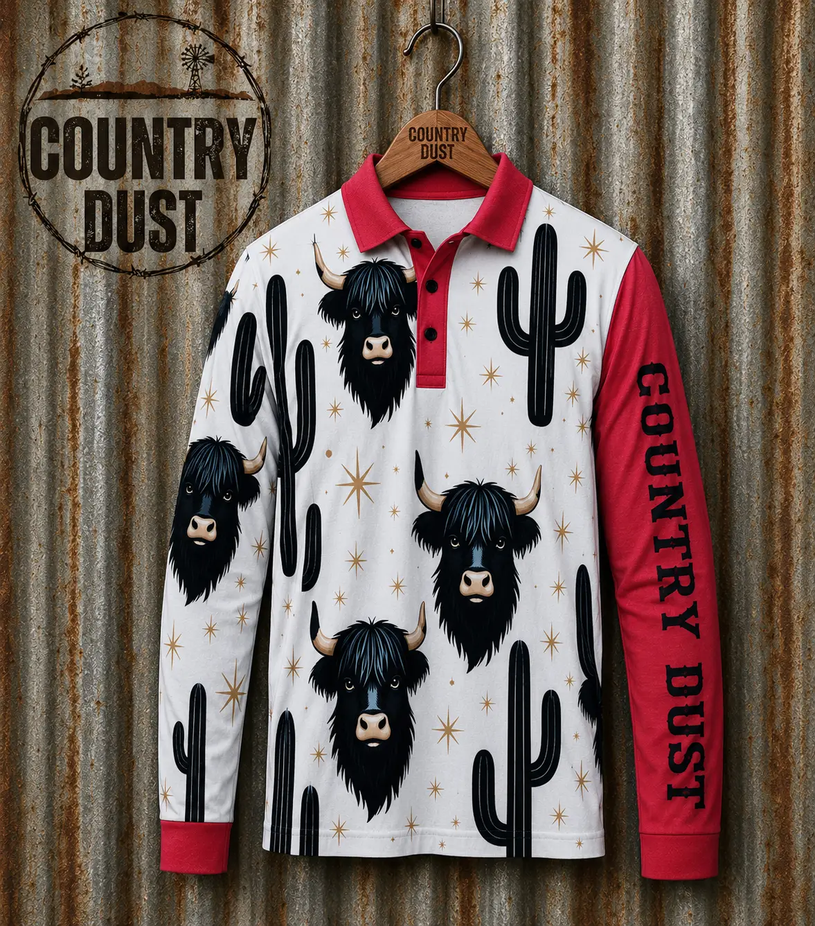 Dusty Plains Kenworth 509 truck polo shirt for Australian truck enthusiasts
