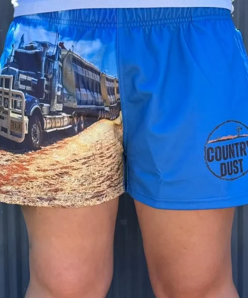 Adult Dusty Plains Kenworth 509 truck shorts Australia Country Dust