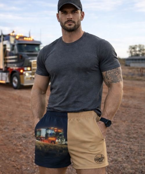 Mens Night Truck Shorts