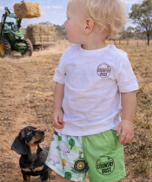 Kids Tractor Shorts